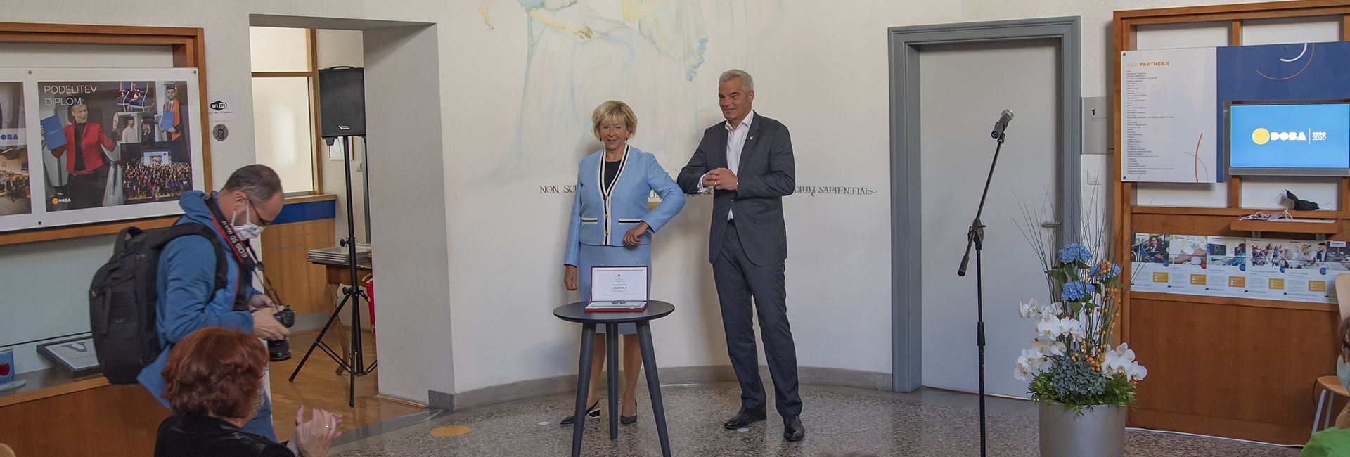 On the Occasion of the 30th Anniversary of DOBA, the Mayor of Maribor Awarded DOBA with the City Seal of Maribor